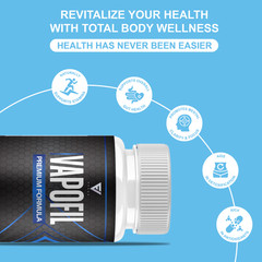 (3 Pack) Vapofil Premium Performance Supplement, Vapofill Pills (180 Capsules)