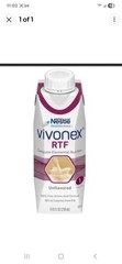 Nestle Vivonex RTF Complete Elemental Nutritional Unflavored 24pk.8.45ozbottles