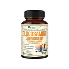 Triple Strength 2100mg Glucosamine Chondroitin MSM With Turmeric Joint Support