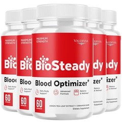 BioSteady Blood Sugar Balance Supplement Capsules Natural 5 Pack 300Ct