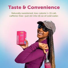 Eco Drink Nutrient Support Hydration Packets Strawberry Lemonade 24 Stick Packs
