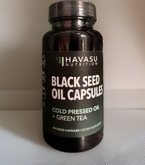 Havasu Nutrition Black Seed Oil + Green Tea 1000mg Liquid Caps 60 Vegan