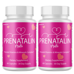 Prenatalin- Prenatal Formula Advanced Blend of Vitamins and Minerals-2 Bottles