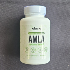alevia Amla Fruit Extract Supplement Capsules – 1,000 mg, 60 Count, GMP