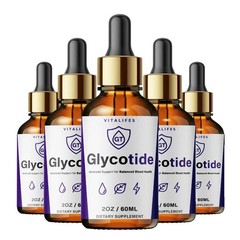 (5 Pack) Glycotide Drops Advanced Blood Support Supplement Glyco Tide 150 Serves