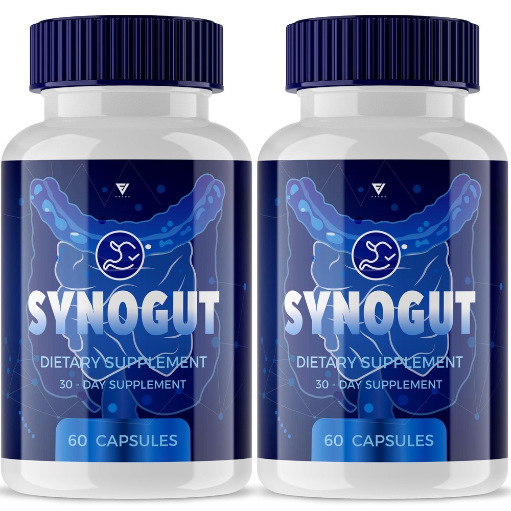 (2 Pack) Synogut Capsules Digestive Gut Support, Synogut Reviews (120 Capsules)