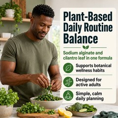 Techzenix Cilantro Leaf Capsules,Cleansing Supplement,Vegan Wellness 120 Caps