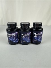 Memory Lift Dietary Supplement 180 Capsules Lot of 3 Expires 11/2027 New Sealed