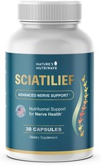 Nature&rsquo;s Nutriwave Sciatilief, Nerve Health Support, 30 Capsules, Made in USA