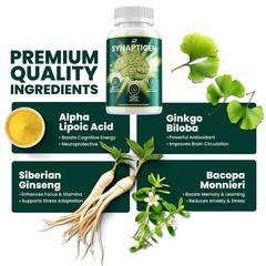 (1 Pack) Synaptigen Supplement Capsules – Synaptigen Natural Blend for Memory