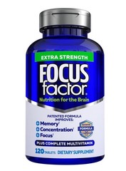 Focus Factor Extra Strength Memory Focus Support Multivitamin 120 Tablets
