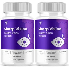 (2 Pack) Sharp Vision Advanced Eye Formula, SharpVision Support (120 Capsules)