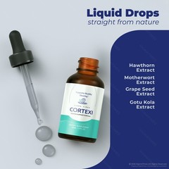 Cortexi Oral Drops – Ear Support, Hearing Clarity & Comfort Supplement -3 Pack