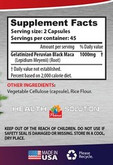 energy-boosting – BLACK MACA ROOT – speed metabolism & athleticism 1 BOTTLE