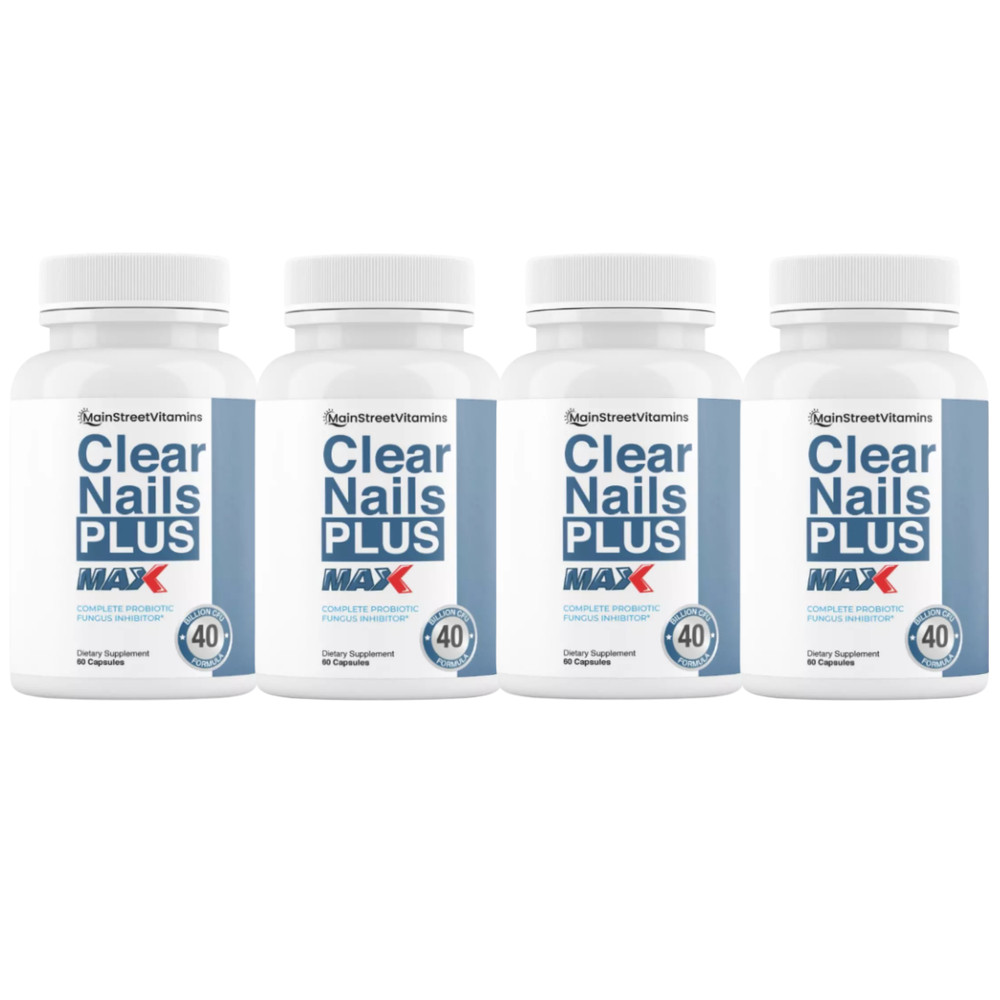 Clear Nails Plus Max 40 Billion CFU – 4 Bottles
