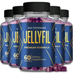 Jellyfil Gummies, Jellyfil Supplement with All Natural Ingredients (5 Pack)
