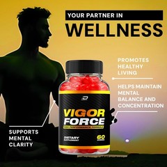 (1 Pack) Vigor Force Gummies for Men – VigorForce Male Gummy All-Natural Reviews