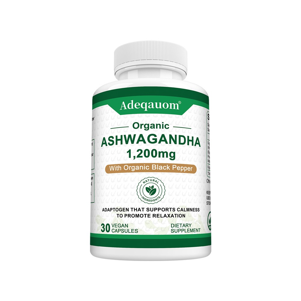 Herb 1200mg Complex with Black Pepper for Stress, Mental Calm & Daily Relaxation