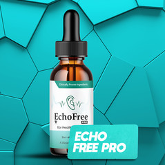 EchoFree Pro Liquid Drops, Echo Free Advanced Tinnitus Support (2oz)