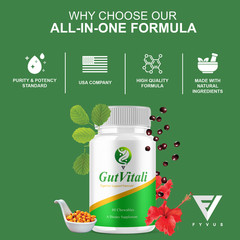 (2 Pack) GutVitali Digestive Support, Gut Vitali Supplement (120 Chewables)