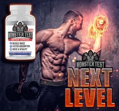 #1 Test Booster Monster Test Caps Male Drive Men&rsquo;s Capsule Pills 120ct, 2pk