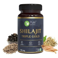 Pure Nutrition Shilajit Gold for men Help Maintain Overall Health & Stamia