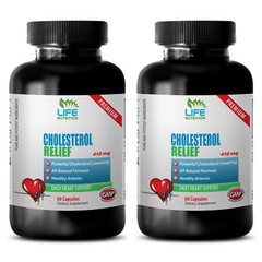 build healthy cholesterol – Cholesterol Relief 460mg (2) – healthy heart pills