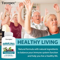 Immuno, Immune Support Supplement with Elderberry & Zinc, Vitamin C