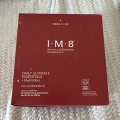 I•M•8 Daily Essentials + Hydration Açaí Mixed Berries 30 Exp 08/27