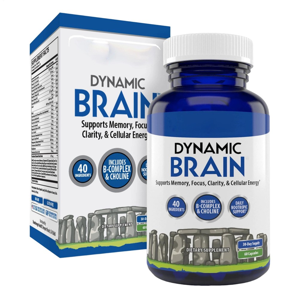Brain Dynamic Vitamin – Focus, Memory & Clarity Support, 60 Capsules *1-3