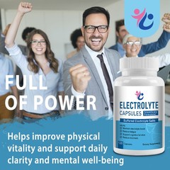 Electrolyte 30~120 Caps – For Hydration, Fatigue Relief & Daily Energy Support