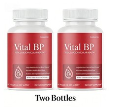 2 Bottles Vital BP Blood Aid Supplement VitalBP for Blood Flow