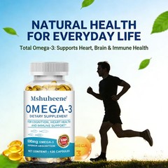 Omega 3 Supplements Heart Brain Function Immune Circulation Support 30-120 Count