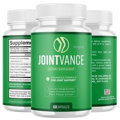 JointVance Joint Support Supplement Capsules Glucosamine Flexibility 2 Pack 120C