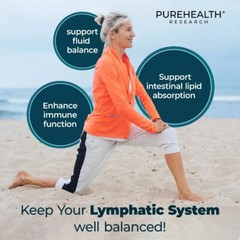 Lymph System Support Supplements Less Swelling Improve Digestion 120 Capsules