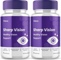 (2 Pack) Sharp Vision Eye Support Supplement & Vitamin for Eye (120 Capsules)