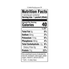 ProSource TF Tube Feeding Formula Unflavored 45 mL Pouch 1 Ct