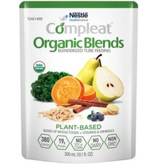 Compleat Organic Blends Blenderized Tube Feeding Plant Based -10.1 Oz –Pack of 6