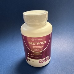 Rosabelle Beetroot 1300mg Organic GMP Certified 60 Capsules Dietary Supplement