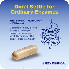Enzymedica Digest Basic – Digestive Enzyme 30 Count (Pack of 1), No Color