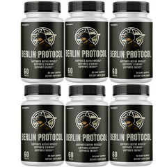 Berlin Protocol for Men – For Male Performance, Energy & Stamina (6 Bottles)