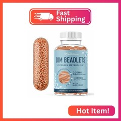 DIM Supplement 200 mg for Hormone Balance, Delayed-Release Microbeadlets