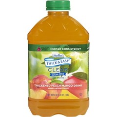 Hormel Thick & Easy Sugar Free Thickened Drink Peach Mango Nectar Consist 46oz