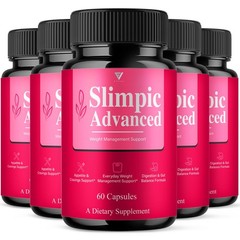 (5 Pack) Slimpic Weight Management Support Supplement Pills (300 Capsules)