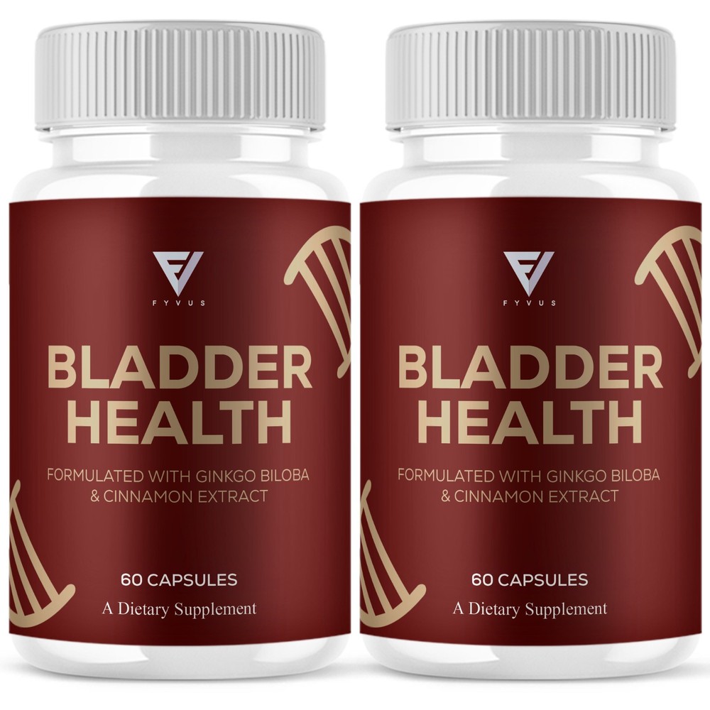 (2 Pack) Bladder Health Support, BladderHealth Daily Supplement (120 Capsules)