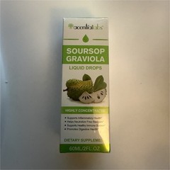 Acentialabs Soursop Graviola Liquid Drops w/ Vitamin C 2 fl oz Vegan