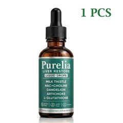 2X Purelia Liver Restore Drops – Complete Liver Detox Support Supplement 60ml