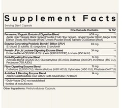 CodeAge Fermented Digestive Enzymes+ Digestive Support Vegan 90 Capsules