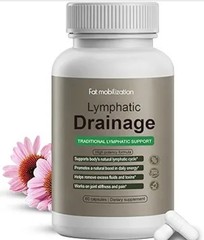 Fat mobilization Lymphatic Drainage Echinacea Dandelion Burdock 60 Capsules