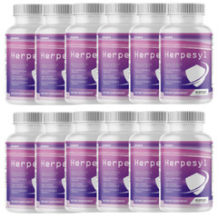 Herpesyl Advanced Defense Formula Dietary Supplement – 12 Bottles